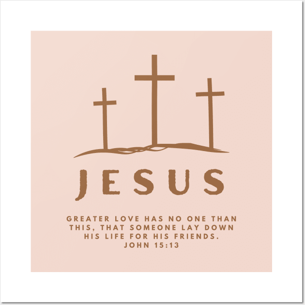 Calvary Crosses Wall Art by threadsjam